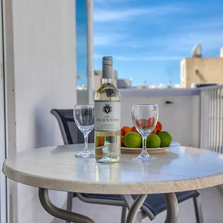 Calm 2br Flat Fast Wifi Garden View Gzira